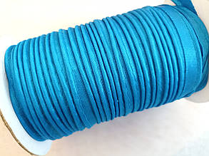 Кант для шиття атлас, синя бірюза