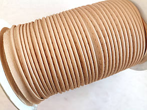 Кант для шиття атлас, бежево-золотий