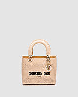💎 Dior Medium Lady D-Lite Bag Toile de Jouy Sauvage Lace Beige/Black 23 х 20 х 10 см