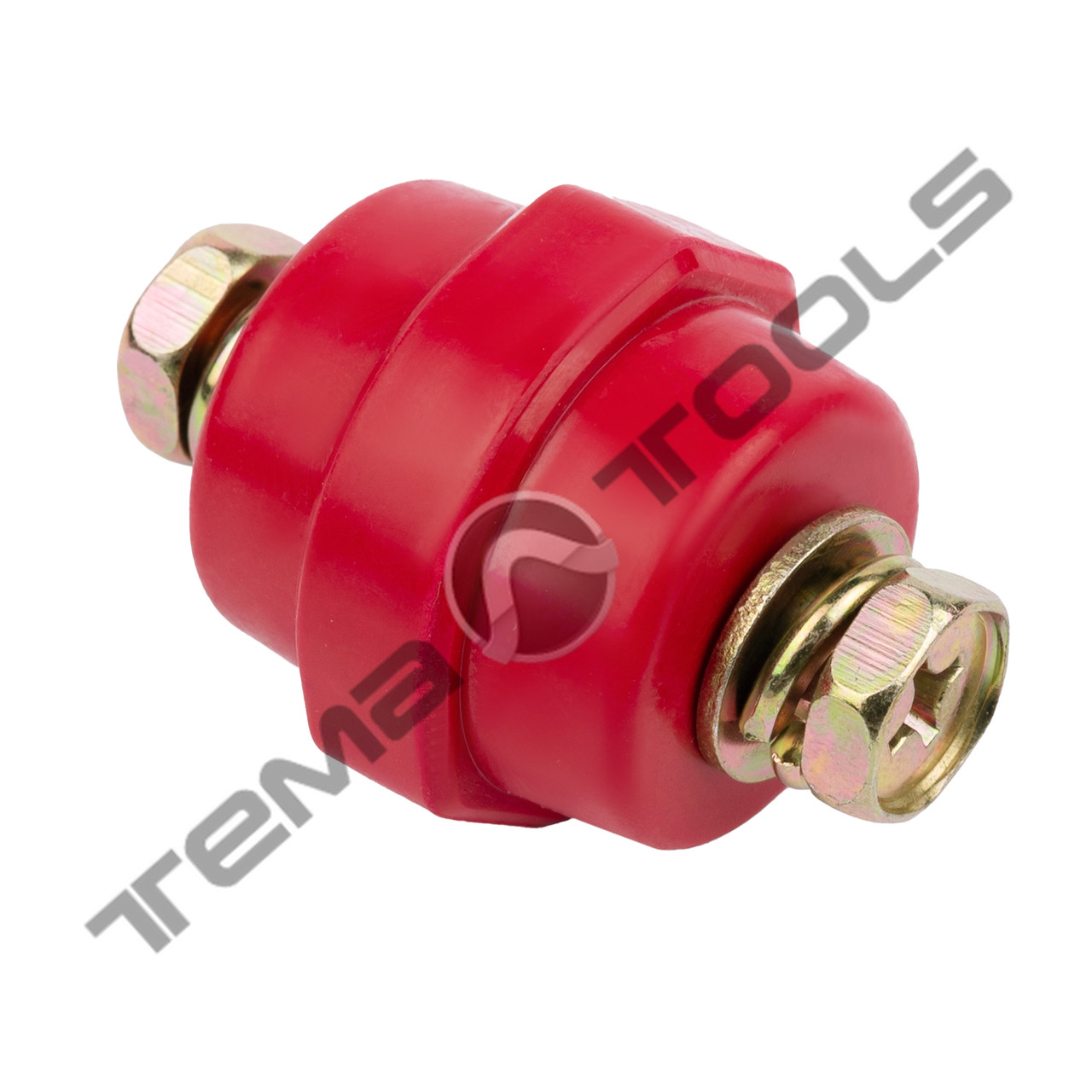 Шинний ізолятор SM30 М8 з болтами. Силовий опорний ізолятор бочонок для шин