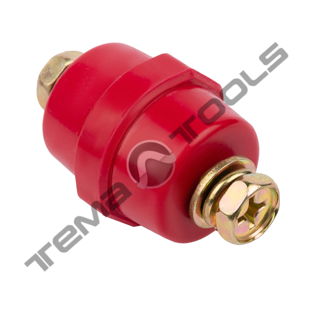 Шинний ізолятор SM35 М8 з болтами. Силовий опорний ізолятор бочонок для шин