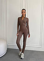 Комбинезон женский, стрейч рубчик, 42-44, 46-48 (3) аван4930-1684