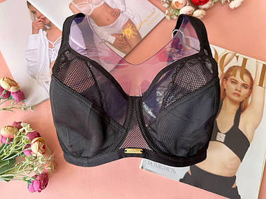 Бюстгальтер Lanny Mode для великих грудей (G, I) — без поролону, на кісточках чорний