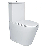 Унітаз підлоговий з керамічним бачком 640x360x835mm Mixxus BEVEL унітаз-компакт з антисплеском