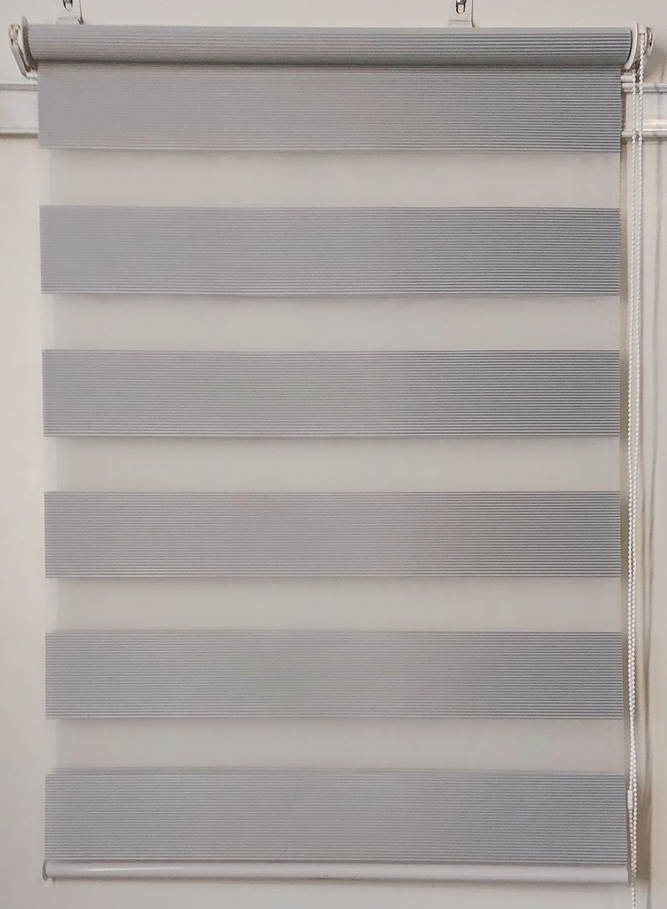 Рулонна штора День-ніч ВМ-2308 Сірий