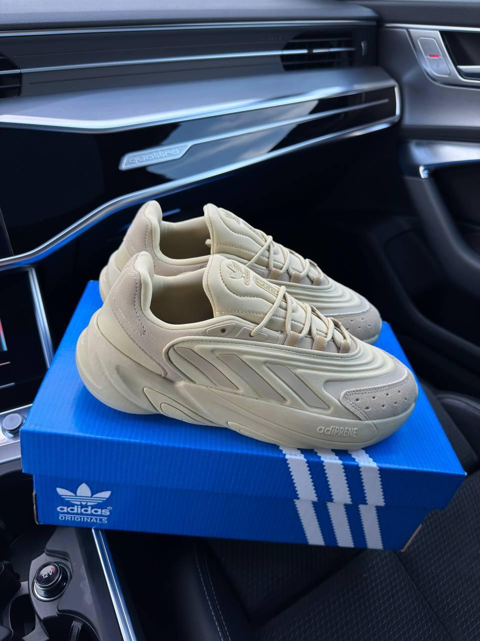 Чоловічі кросівки Adidas Ozelia Originals Beige (Бежеві) Адідас Озелія Оріджинал текстиль В'єтнам, фото 1