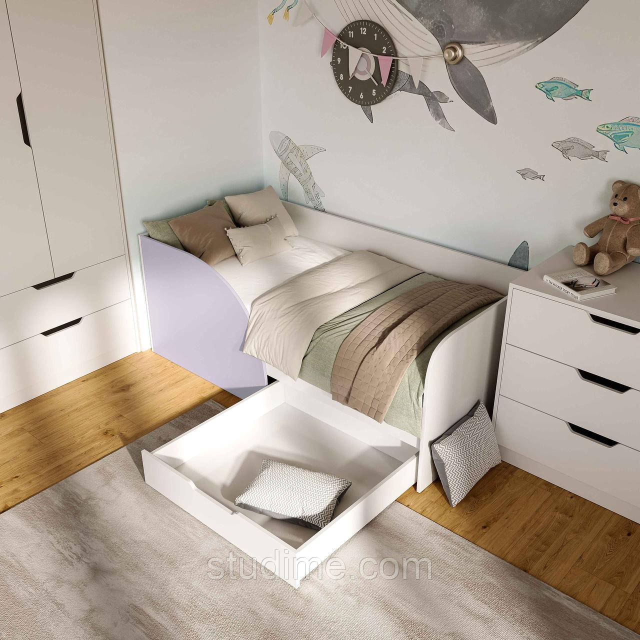 Ліжко з  шухлядою ТОКІО, 1700 x 800, фото 1