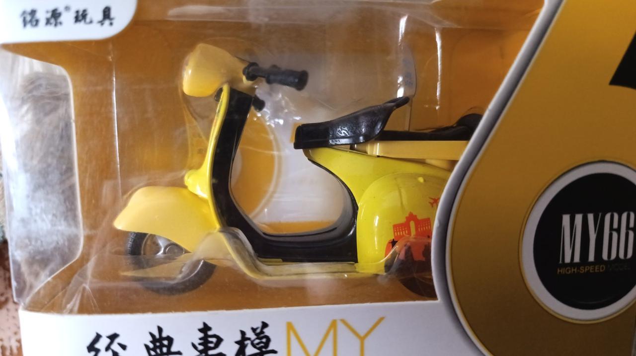 Модель скутера моторолера 1:42, фото 1