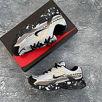 Текстильні бежеві чоловічі кросівки Nike Initiator сustom beige black Демісезонні кросівки Найк