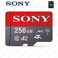 Карта памяти Sony microSD A2 256GB Class 10 U1 (100MB/s)