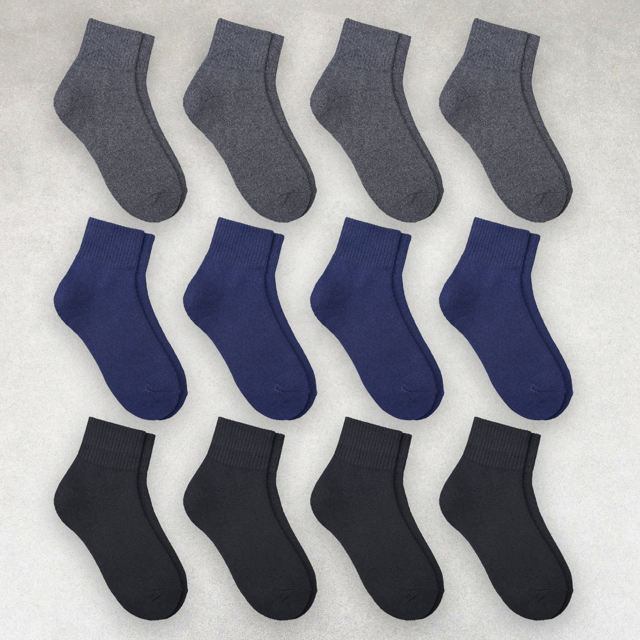 Шкарпетки зимові чоловічі 12 пар середньої висоти розмір 41-45 арт. 322.12, фото 1