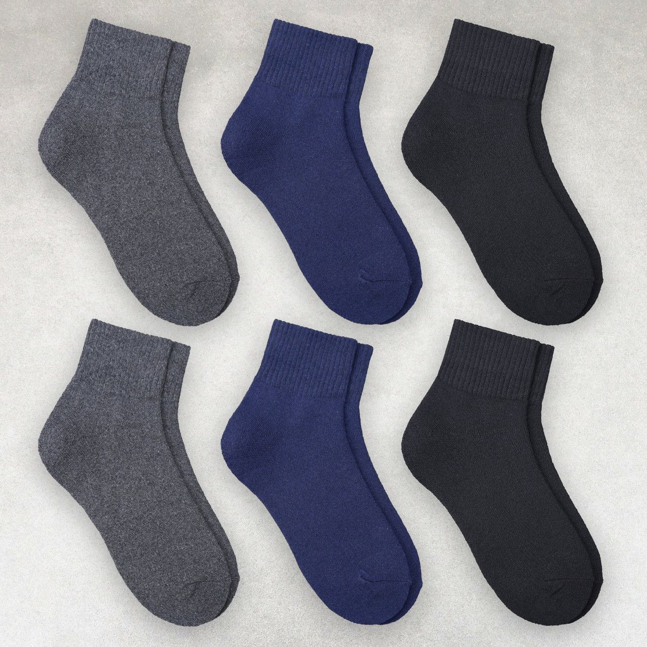 Шкарпетки зимові чоловічі 6 пар середньої висоти розмір 41-45 арт. 322.6, фото 1