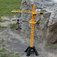 Баштовий кран на пульті керування 99 см | Іграшка кран дитячий 99см на дистанційному керуванні