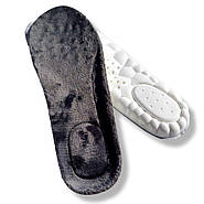 Устілки для взуття силіконові з велюром вирізні жіночі 35-40 р., фото 3