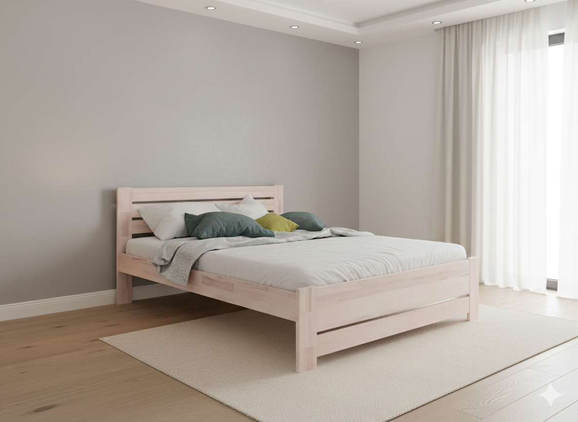 Ліжко дерев'яне Л-7, фото 1