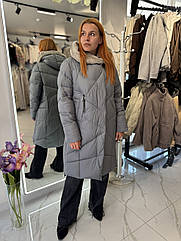 Жіноча куртка, наповнювач біопух, тихий, норки.