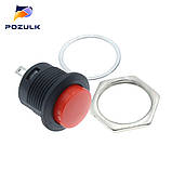 Кнопка вимикач без фіксації на 2 контакти 3а 220 В біла, фото 5