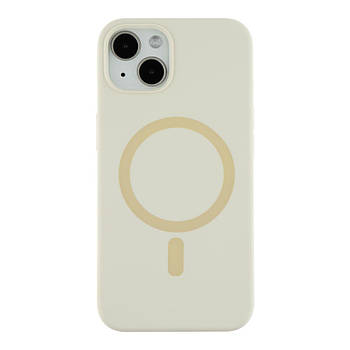 Чохол Glow Silicone Case with Magsafe для iPhone 13 Antique white