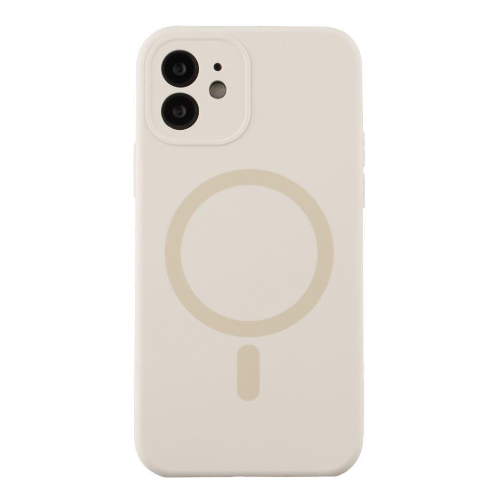 Чохол Glow Silicone Case Full Camera with Magsafe для iPhone 12 Antique white, фото 1