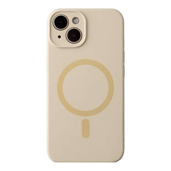 Чохол Glow Silicone Case Full Camera with Magsafe для iPhone 13 Antique white