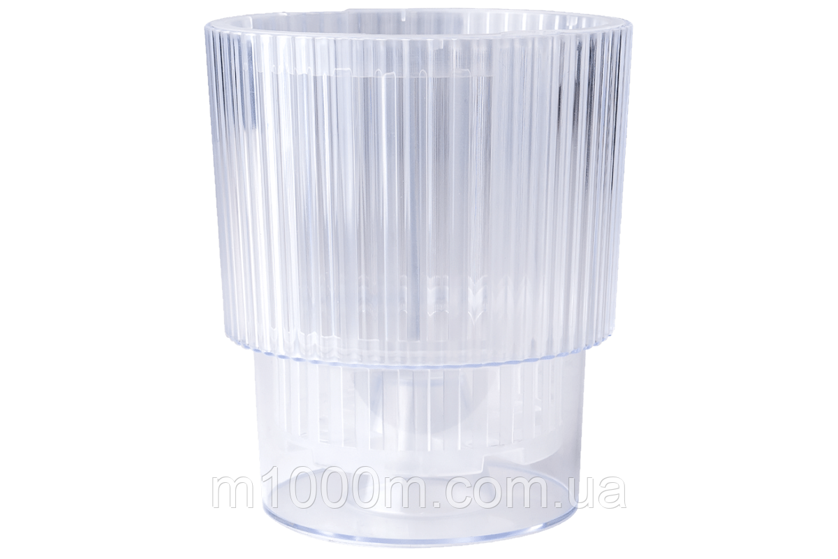 Подвійний горщик для орхідей "Стелла" з дренажем 13*15см.