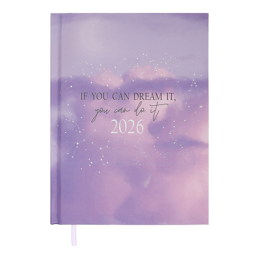 Щоденник 2026р. BuroMax А-5 BM.21163-07 MELODY фіолетовий