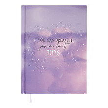 Щоденник 2026р. BuroMax А-5 BM.21163-07 MELODY фіолетовий