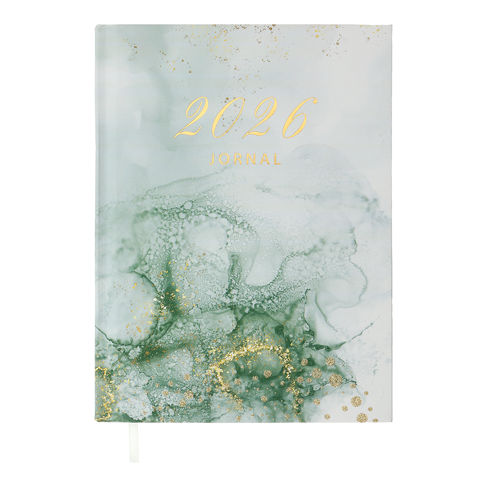 Щоденник 2026р. BuroMax А-5 BM.21164-04 MIST зелений