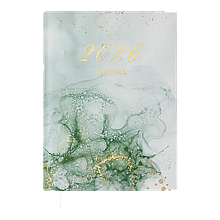 Щоденник 2026р. BuroMax А-5 BM.21164-04 MIST зелений