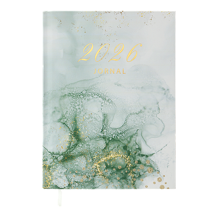 Щоденник 2026р. BuroMax А-5 BM.21164-04 MIST зелений, фото 1