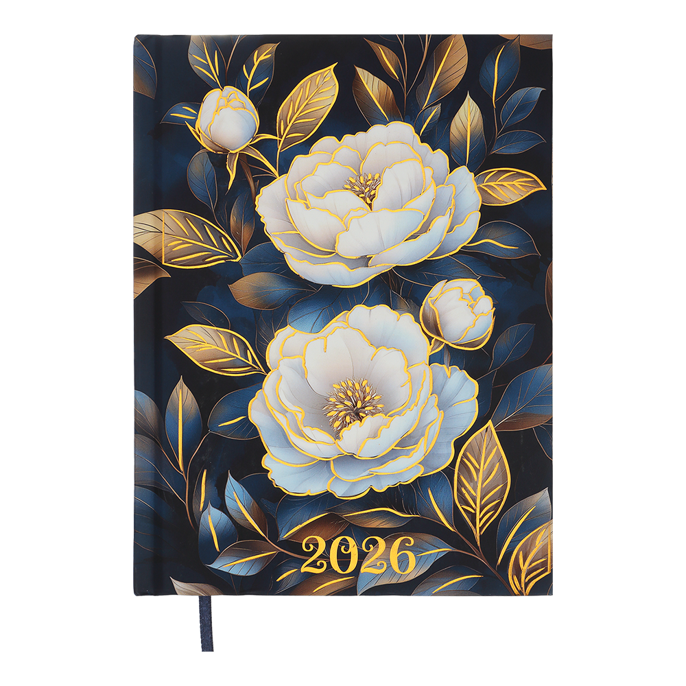 Щоденник 2026р. BuroMax А-5 BM.2139-03 FATTORE темно-синій