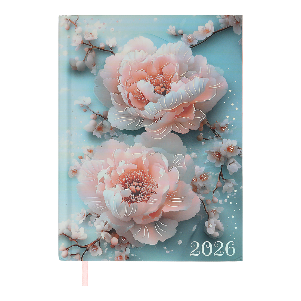 Щоденник 2026р. BuroMax А-5 BM.2139-06 FATTORE бірюзовий