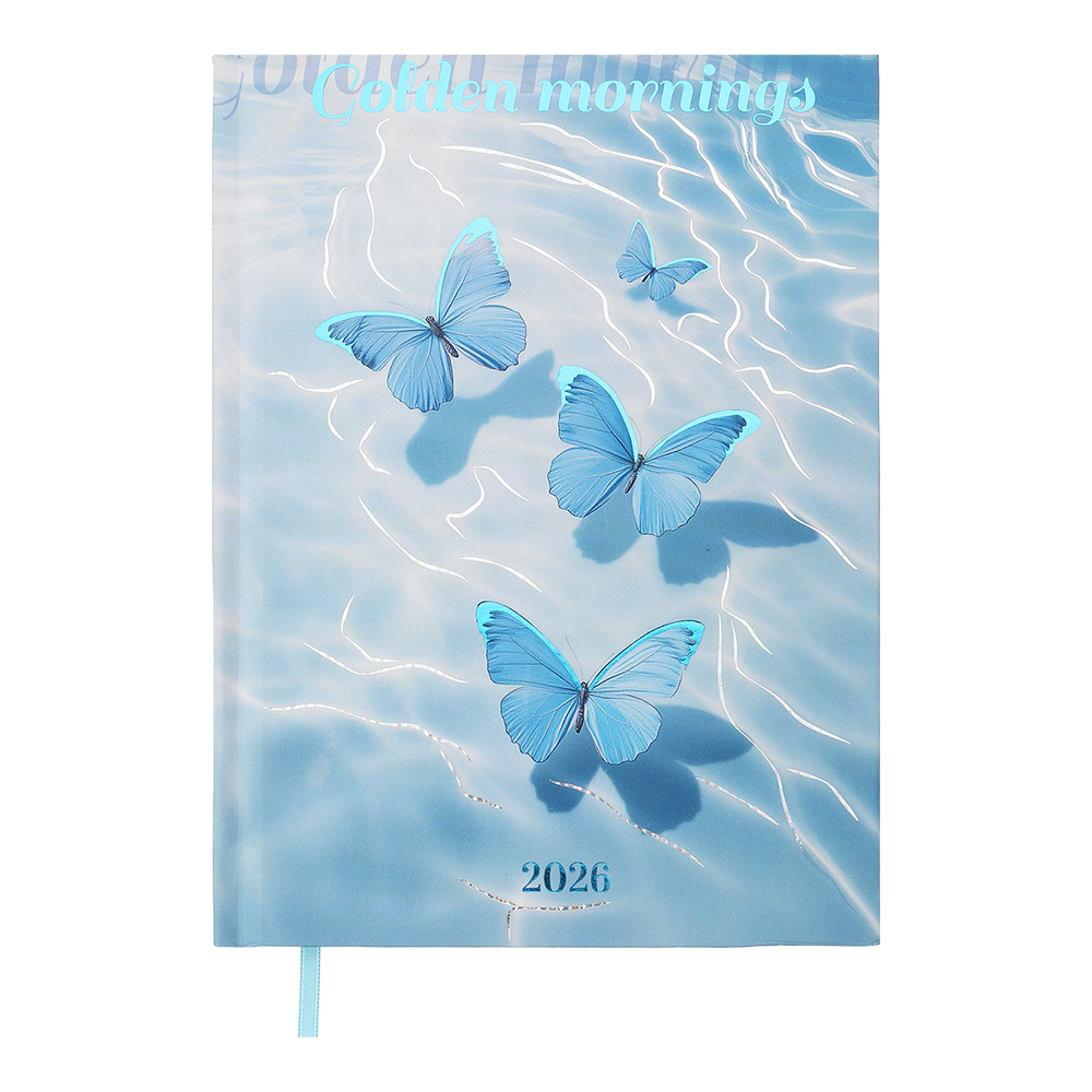 Щоденник 2026р. BuroMax А-5 BM.2183-14 ONLY блакитний