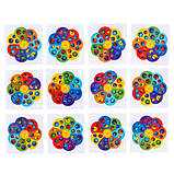 Дерев'яний сортер (дитяча гра з картками) "Квітка-семибарвиця 2" (ПСФ039), фото 6