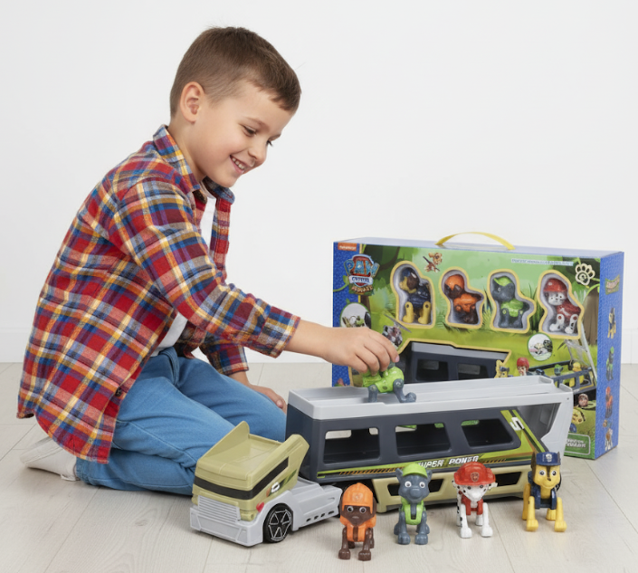 Ігровий набір Paw Patrol – патрулевоз Щенячий Патруль з фігурками цуценят, фото 1