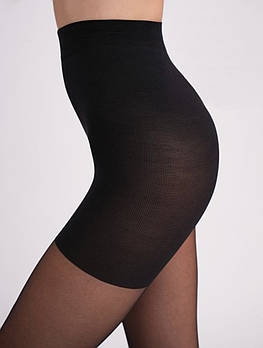 Колготи 20 ден з корегуючими шортиками Giulia Active 20 чорного кольору розмір 6