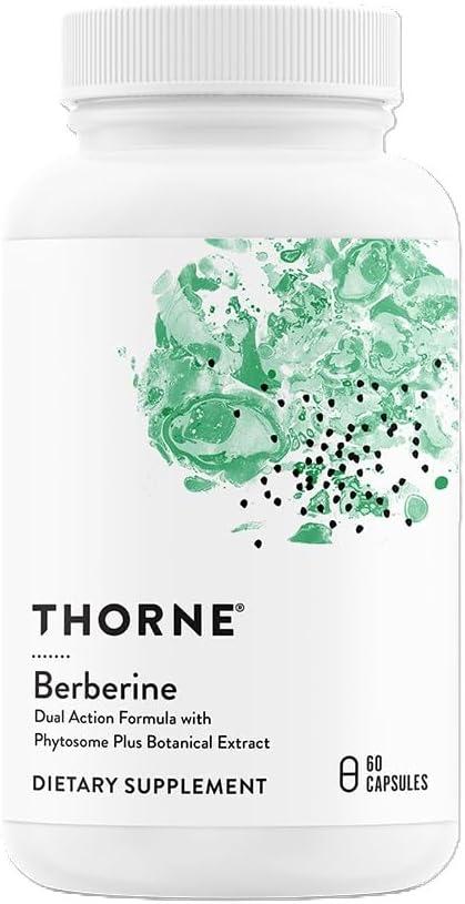 THORNE Berberine Dual Action Formula 60 Capsules, фото 1