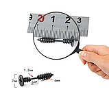 Сережки шурупи у вигляді шурупа зі сталі, фото 4