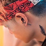 Сережки шурупи у вигляді шурупа зі сталі, фото 3