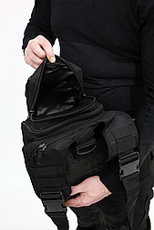 Сумка тактична у чорному та хакі кольорі