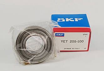 Підшипник YET-205-100 SKF розміри: 25,4*52*31 самоустановлюваний типу SA