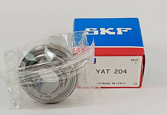 Підшипник YAT-204 SKF розміри: 20*47*25,5 вставний типу SB