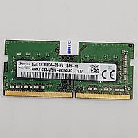 Оперативна пам'ять для ноутбука Hynix SODIMM DDR4 8Gb 2666MHz PC4-21300s 1Rx8 CL19 (HMA81GS6JJR8N-VK N0 AC) Б/В
