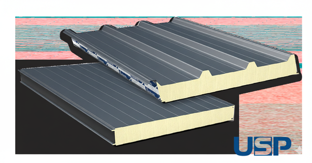 Сэндвич-панели ТМ "USP" с наполнителем PUR / PIR - 100 мм Сэндвич-панели ТМ "USP" с наполнителем PUR / PIR - 100 мм