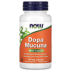 NOW Foods, Dopa Mucuna, 90 вегетаріанських капсул