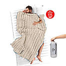 Спальний мішок пуховий ковдра ультралегкий Naturehike CW280 +11°C +6°C 190 x 72 см Khaki, фото 7