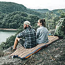 Спальний мішок пуховий ковдра ультралегкий Naturehike CW280 +11°C +6°C 190 x 72 см Khaki, фото 9
