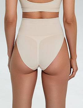 Трусики-сліпи коригувальні з високою посадкою Giulia Hi-Leg Shapewear бежевого і чорного кольорів S/M L/XL XXL