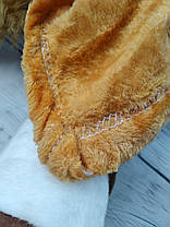 М'яка іграшка з пледом усередині Конячка коричнева 60 см (символ 2026 року), фото 5