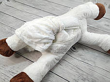 М'яка іграшка з пледом усередині Конячка біла 60 см (символ 2026 року), фото 3